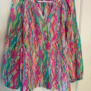 Lilly Pulitzer Elsa top - Dripping in Jewels print